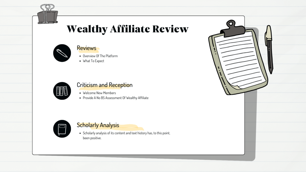 Wealthy Affiliate Review